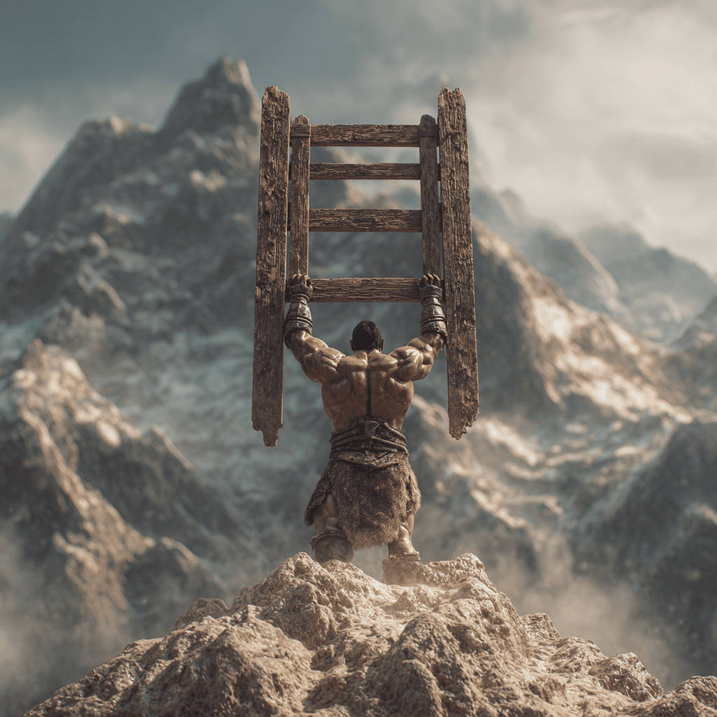 Samson on the mountain